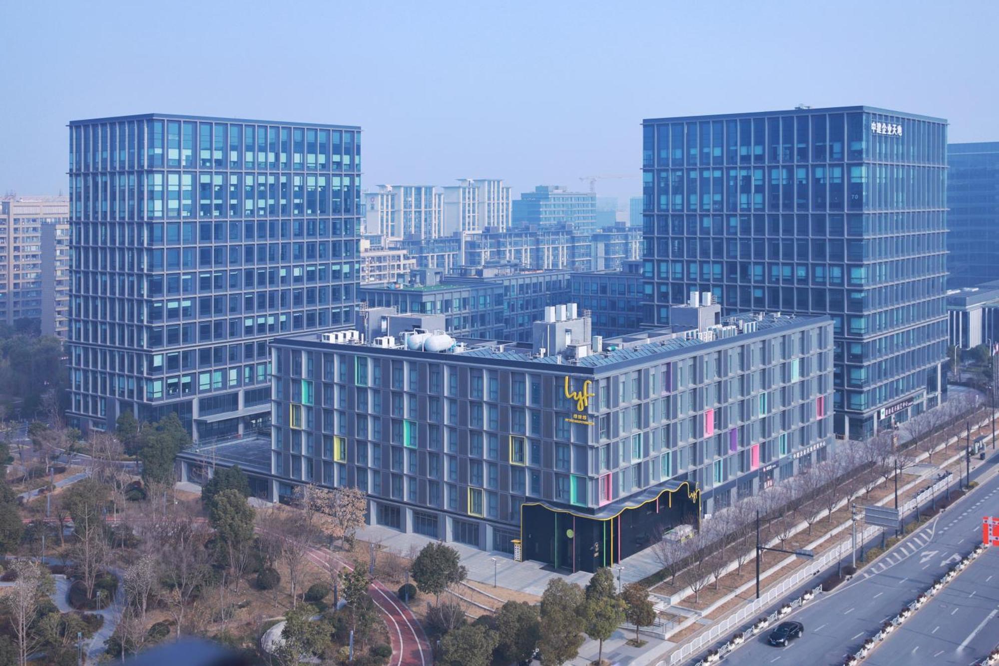 Lyf By Ascott Hongqiao Shanghai Necc Bagian luar foto